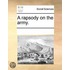 A Rapsody On The Army.