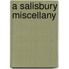A Salisbury Miscellany door David Hilliam