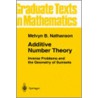 Additive Number Theory by Melvyn B. Nathanson