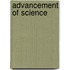 Advancement Of Science