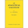 An Analytical Calculus by E.A. Maxwell