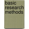 Basic Research Methods door Gerard Guthrie