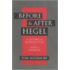 Before And After Hegel
