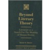 Beyond Literary Theory by Eduard Hugo Strauch