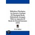 Bibliotheca Theologica