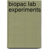 Biopac Lab Experiments by Richard G. Pflanzer