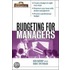 Budgeting For Managers