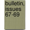 Bulletin, Issues 67-69 door Library New York State