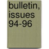 Bulletin, Issues 94-96 door Smithsonian Institution