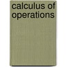 Calculus of Operations by John Paterson
