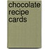 Chocolate Recipe Cards