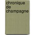 Chronique de Champagne
