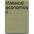 Classical Economics Ii