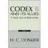 Codex B and Its Allies