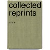 Collected Reprints ... door Jesse Francis McClendon
