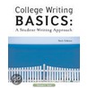 College Writing Basics door Thomas E. Tyner