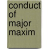 Conduct Of Major Maxim door Gavin Lyall