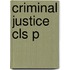 Criminal Justice Cls P