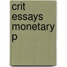 Crit Essays Monetary P by Hicks/