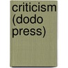 Criticism (Dodo Press) door Edgar Allan Poe