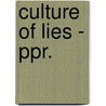 Culture of Lies - Ppr. by Dubravka Ugresic