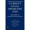 Current Legal Problems by C. O'cinneide