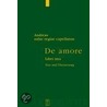 De Amore/Von Der Liebe door Andreas Capellanus