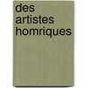 Des Artistes Homriques by Jean-Pierre Rossignol