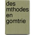 Des Mthodes En Gomtrie