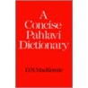 Dic For Conc Pahlavi C door D.N. MacKenzie