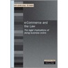 E-Commerce And The Law by Andrew Sparrow