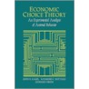 Economic Choice Theory door Raymond C. Battalio