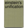 Einstein's Unification by Van Dongen Jeroen