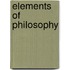 Elements Of Philosophy