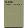 English Correspondence by Janet Davey