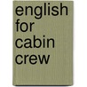 English For Cabin Crew door Terence Gerighty