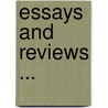 Essays And Reviews ... door Edwin Percy Whipple