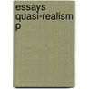 Essays Quasi-realism P by Simone Blackburn