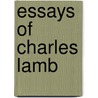 Essays of Charles Lamb by George Armstrong Wauchope