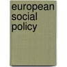 European Social Policy door p.