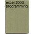 Excel 2003 Programming