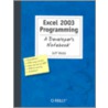 Excel 2003 Programming door Jeff Webb