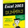 Excel 2003 for Dummies door Greg Harvey