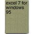 Excel 7 for Windows 95