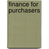 Finance For Purchasers door Richard Herman
