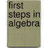 First Steps in Algebra