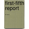 First-Fifth Report ... door Ontario. Hydro-