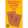Flüchtlingsgespräche door Bertold Brecht