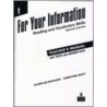 For Your Information 1 door Karen Louise Blanchard