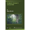 Forest Policy Analysis door Max Krott